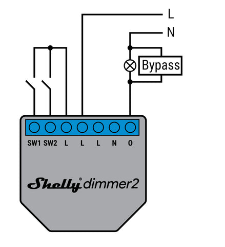Shelly Dimmer 2 Wiring Diagram